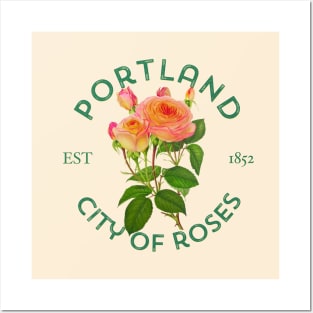 Portland City Of Roses for Garden Lovers Posters and Art